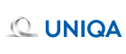 Uniqa-Logo auf grünem Hintergrund.