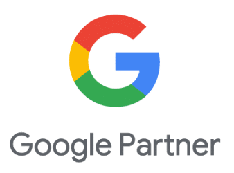 Google-Partnerlogo auf weißem Hintergrund.