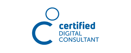 Logo eines zertifizierten digitalen Experten.
