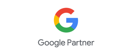 Das Google-Partnerlogo auf weißem Hintergrund zeigt digitales Fachwissen.
